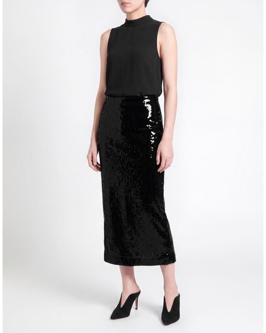 N°21 Black Midi Dress Polyester, Elastane