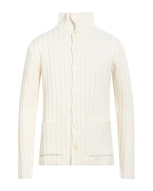 Brian Dales White Cardigan for men