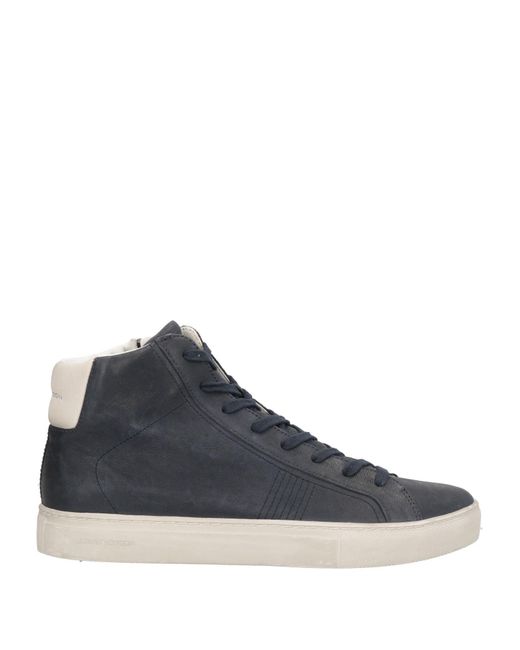 Crime London Blue Midnight Sneakers Leather for men