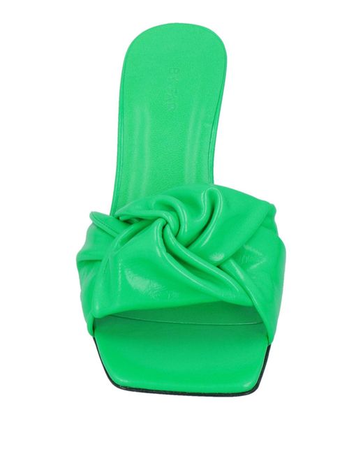 By Far Green Sandals