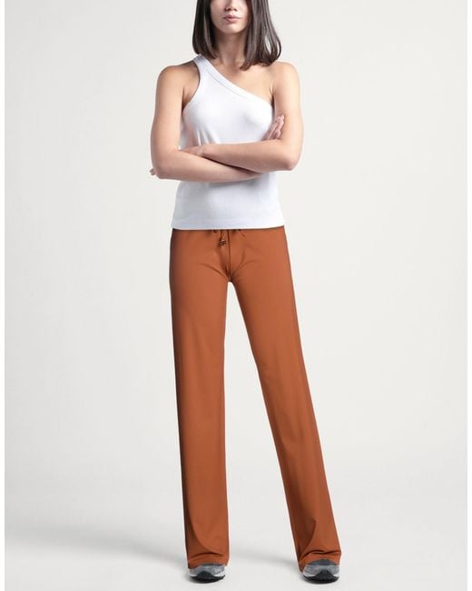 Fisico Brown Pants Polyamide, Elastane
