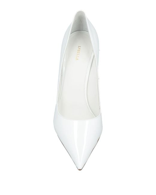 Le Silla White Pumps