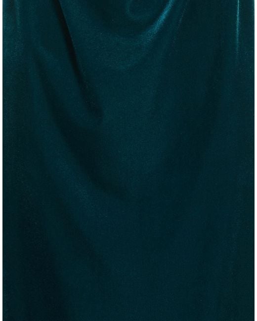 Liu Jo Green Midi Dress Polyester, Elastane