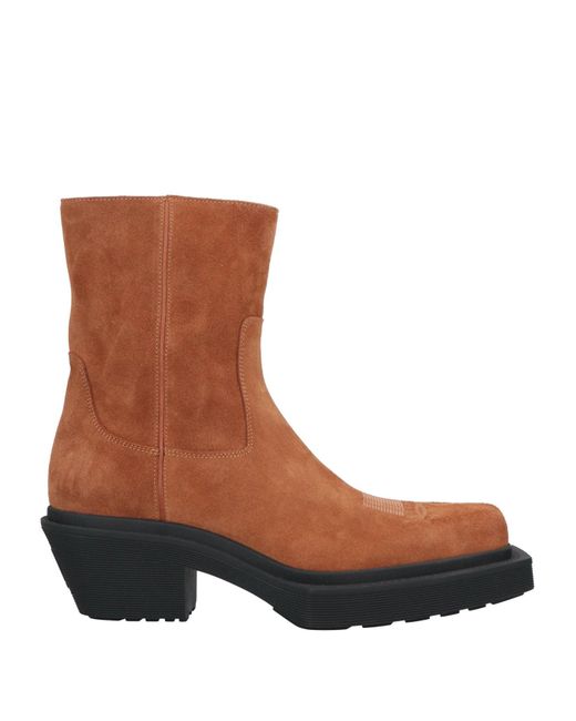 Vetements Brown Ankle Boots for men