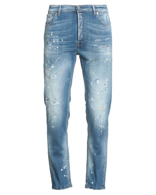PMDS PREMIUM MOOD DENIM SUPERIOR Blue Jeans Cotton, Elastane for men