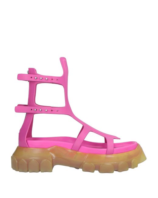 Rick Owens Pink Sandals for men