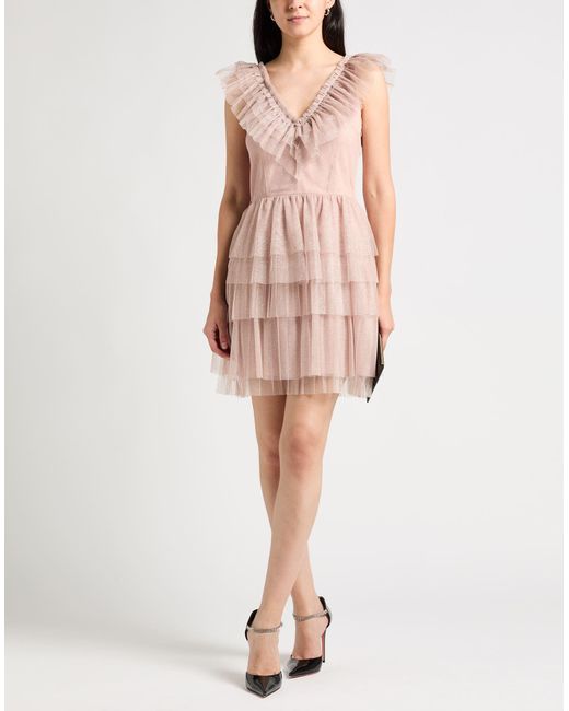 Liu Jo Pink Blush Mini Dress Polyester