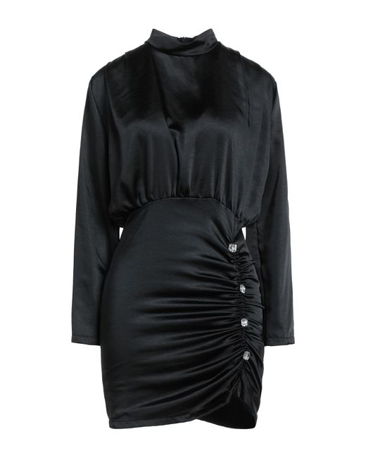 VANESSA SCOTT Black Mini Dress Polyester