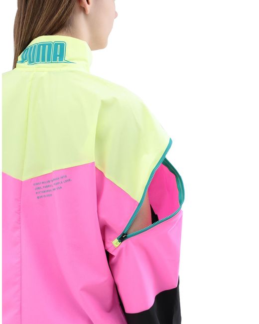 colorful puma jacket