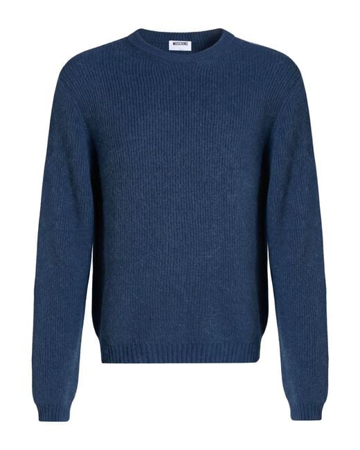 Pullover Moschino de hombre de color Blue