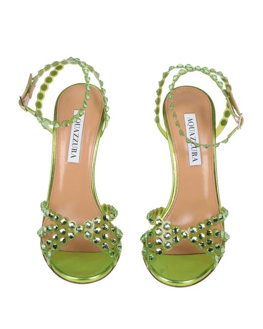 Aquazzura Green Sandals