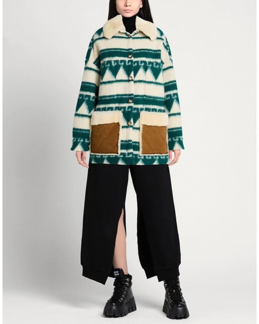 Ava Adore Green Shearling & Teddy