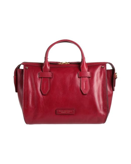 The Bridge Red Handbag Leather