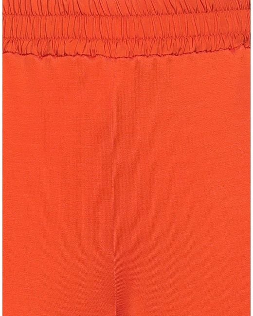 Jil Sander Red Pants Viscose, Virgin Wool, Polyamide, Elastane