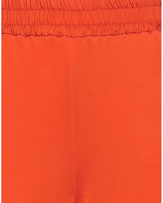 Jil Sander Red Pants Viscose, Virgin Wool, Polyamide, Elastane