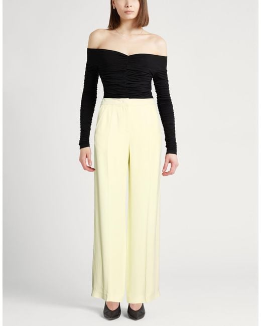 Jil Sander Natural Pastel Pants Viscose