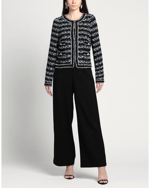 Maison Common Black Jacket Polyester, Polyamide, Viscose