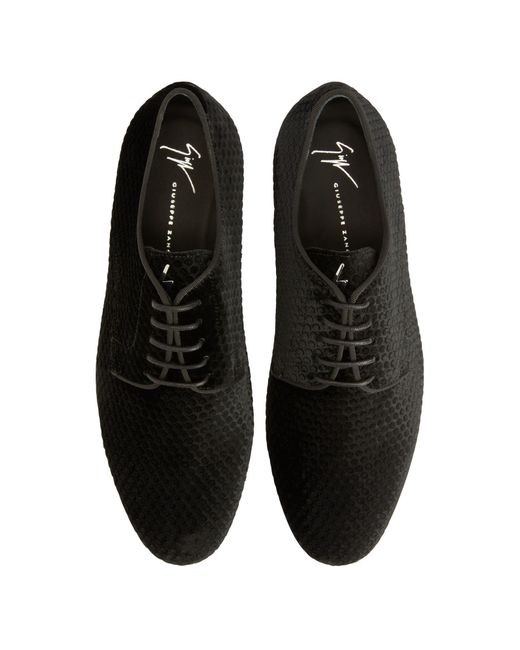 Zapatos de cordones Giuseppe Zanotti de hombre de color Black