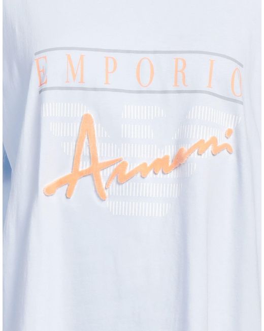Emporio Armani Blue T-Shirt Cotton