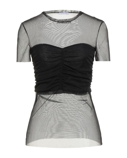 Patrizia Pepe Black Top Polyamide, Elastane