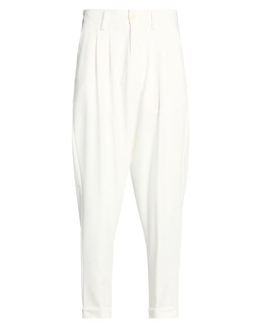 Emanuel Ungaro White Trouser for men