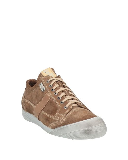O.x.s. Brown Sneakers Leather for men