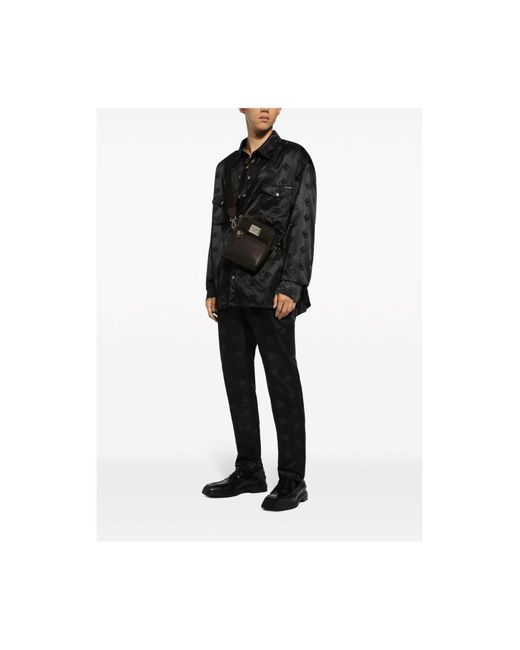 Bolso con bandolera Dolce & Gabbana de hombre de color Black