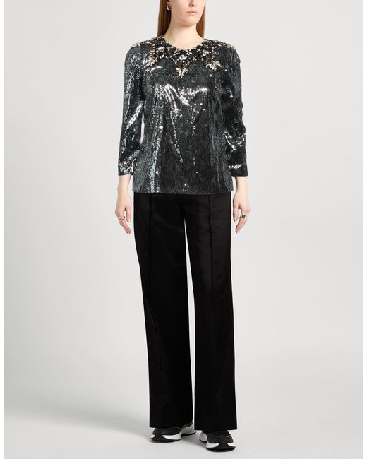 Dolce & Gabbana Black Top Polyester, Glass, Nylon