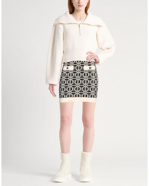 Elisabetta Franchi Black Mini Skirt