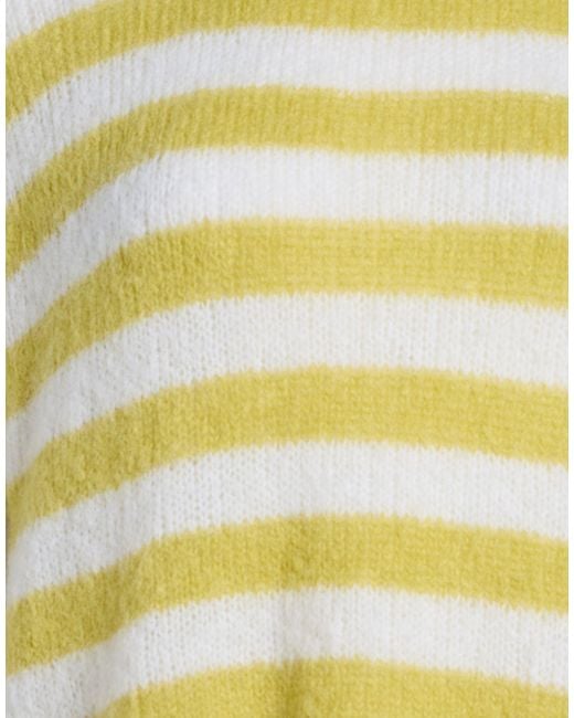 ViCOLO Yellow Lime Sweater Mohair Wool, Polyamide, Elastane