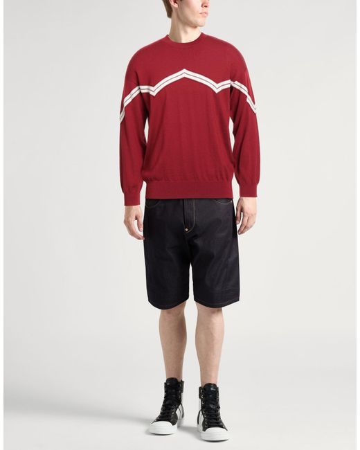 Emporio Armani Red Jumper for men