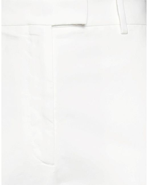 Cellar Door White Pants Cotton, Elastane