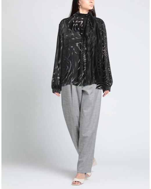 Alberta Ferretti Black Top Viscose, Silk, Polyester