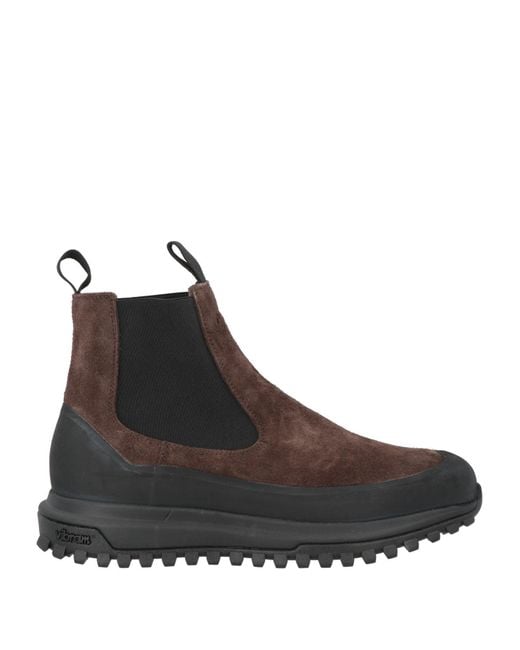 Diemme Brown Ramon Dark Ankle Boots Leather for men