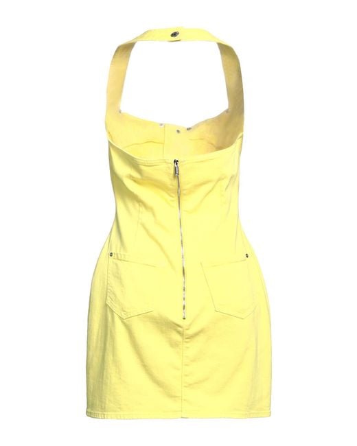 DSquared² Yellow Mini Dress