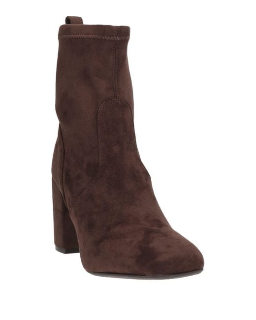 Carmens Brown Ankle Boots Textile Fibers