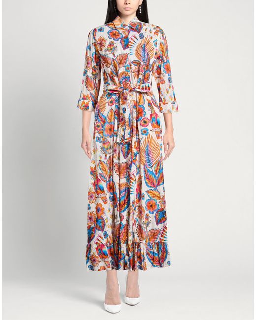 CONNOR & BLAKE White Maxi Dress Cotton