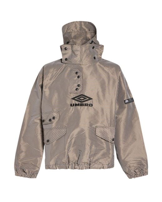 Umbro Gray Jacket Polyester for men