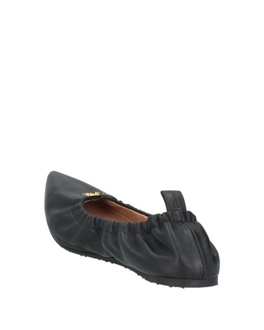 Gianvito Rossi Black Ballet Flats