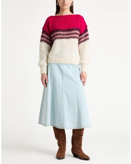 Liu Jo Pink Sweater Acrylic, Polyamide, Alpaca Wool, Viscose, Metallic Polyester