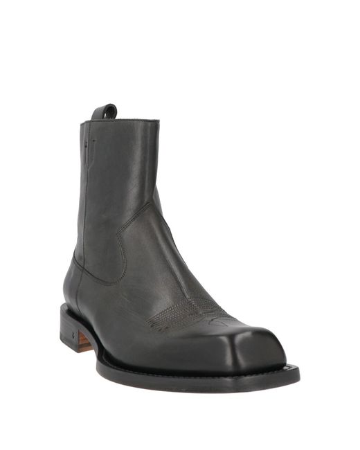 John Varvatos Black Ankle Boots for men