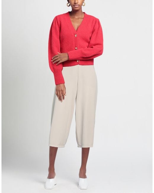 SEVENTY VENEZIA White Pants Polyester, Elastane