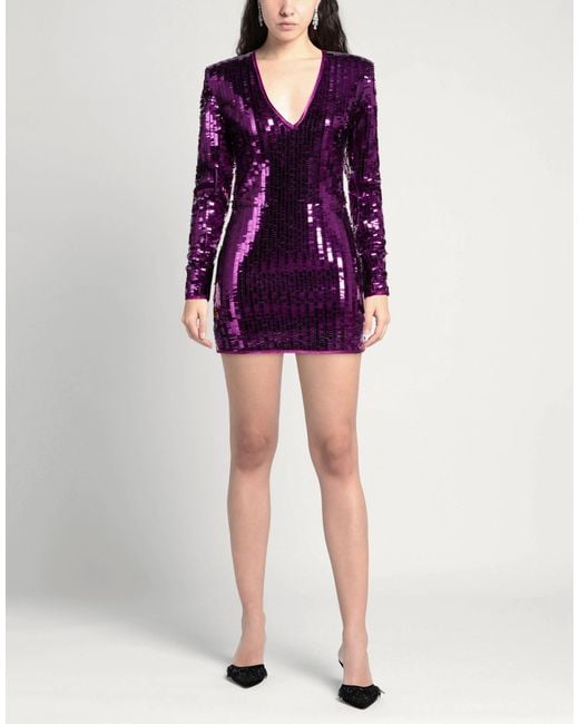 MVP WARDROBE Purple Mini Dresses