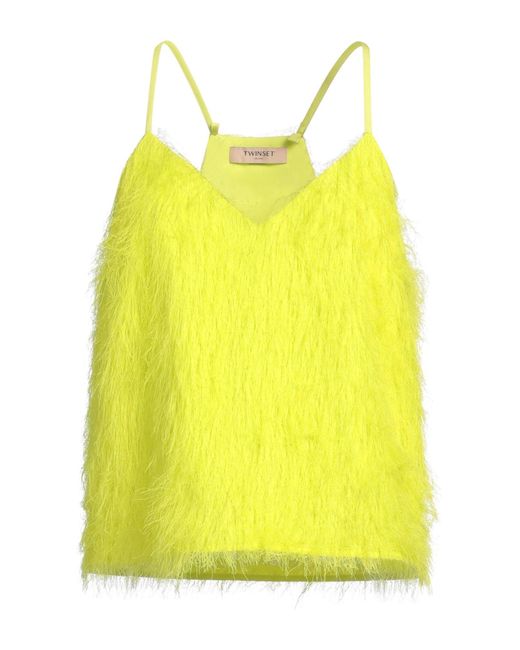 Top Twinset en coloris Yellow