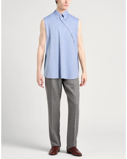 Fendi Blue Light Shirt Cotton for men
