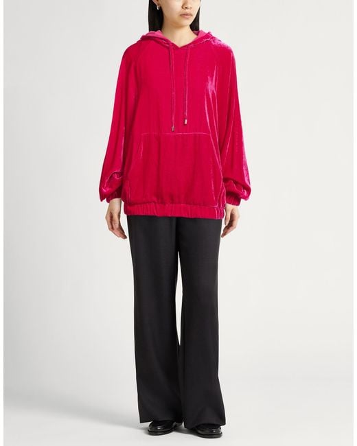 Semicouture Red Sweatshirts