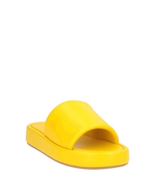Sergio Rossi Yellow Sandals