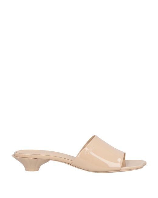 Chloé Natural Blush Sandals Leather