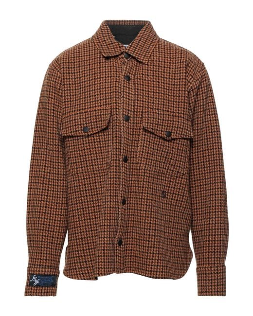 MSGM Brown Shirt for men