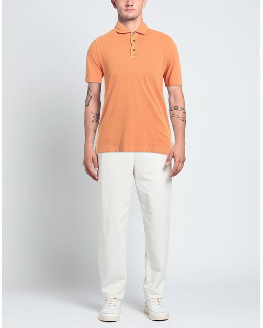 Heritage Orange Polo Shirt for men